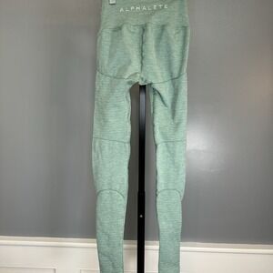 Alphalete Women's OG‎ Revival Green Leggings Gym Training Activewear Size XS